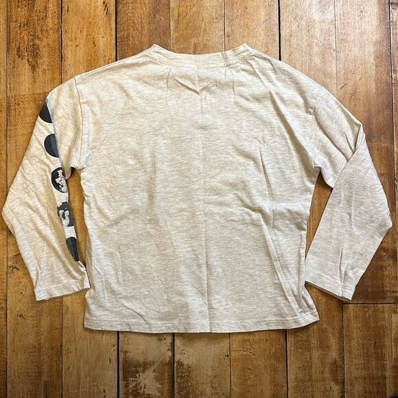 Wonder Nation shirt long sleeve size 4 to 5 cream tan Sequins Moon pink cotton - Picture 5 of 5